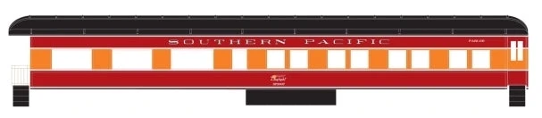 Athearn 78789 HO Scale Heavyweight Passenger Car Observation Southern Pacific DaylightSP 2907 - NO
