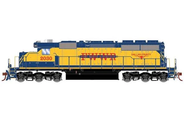 Athearn RTR 73746 HO Scale EMD SD40 Fort Worth & Western FWWR 2030 DCC & Sound