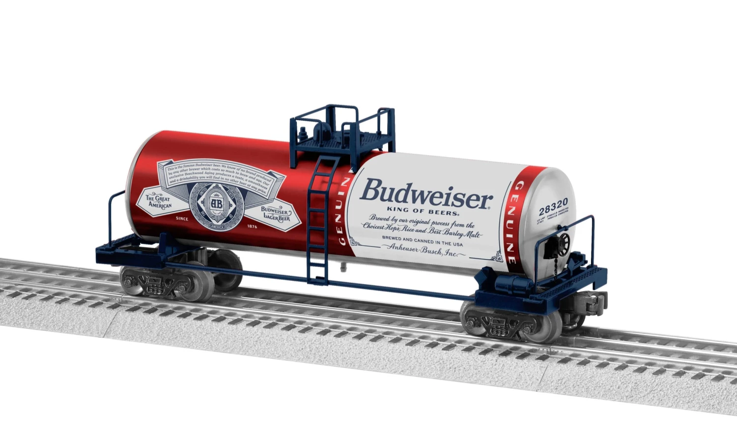Lionel 2228320 O Gauge Budweiser Tank Car