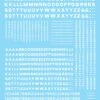 Microscale 70051 N Scale White Alphabets & Numbers Block Gothic 4" To 16"