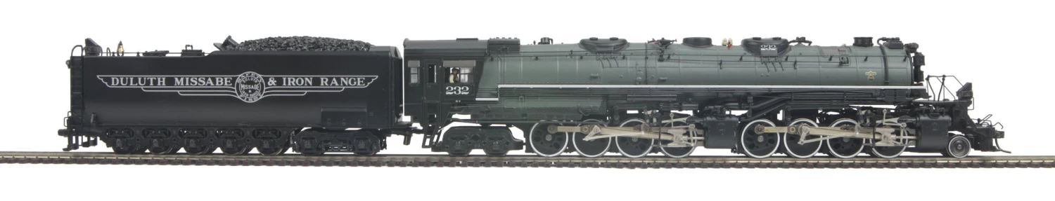 MTH 80-3262-1 HO Scale 2-8-8-4 Yellowstone Steam Locomotive DM&IR 232 With PS3 - USED