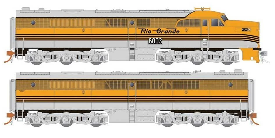 Rapido 023512 HO Scale ALCo PA-1 / PB-1 Rio Grande D&RGW 6003/600 With DCC And Sound
