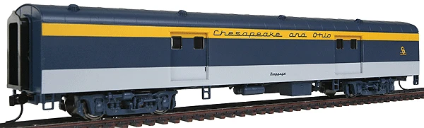 Walthers 932-6809 HO Scale 72' PS Baggage Car Chesapeake & Ohio C&O - USED