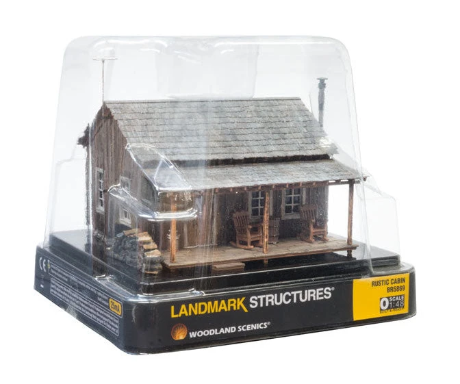 Woodland Scenics BR5869 O Scale Built Up Structure Rustic Cabin - Image 3
